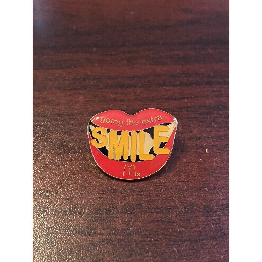 McDonald’s “Going The Extra Smile” Employee Lapel Hat Pin